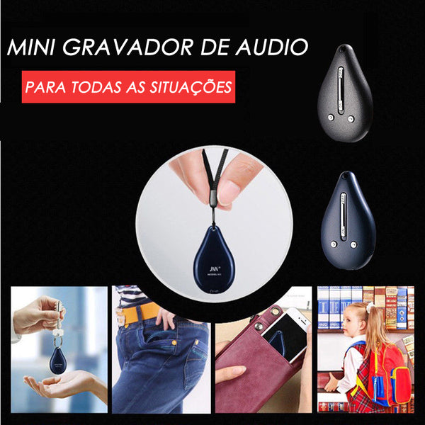 Gravador de Audio com detector de voz - Camaras Ocultas e Material de Espionagem Portugal 